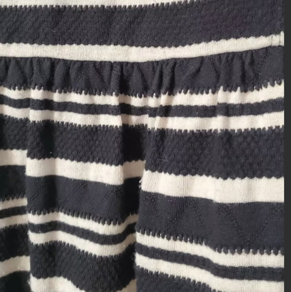 J Crew Womens Black Ivory Striped Panel Dress Size XS Sleeveless - Picture 5 of 9
